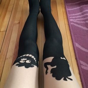 Alice in Wonderland tights